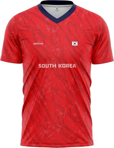 South Korea Football/Soccer Jersey 2026 - Red Home Kit in Saudi Arabia