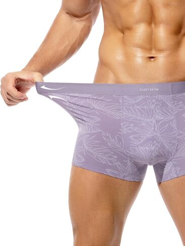 Casey Kevin Men's Boxer Briefs Modal Ultra Soft, Breathable, Stretch Moisture-Wicking underwear with Flyless Design (3 pack) in Kuwait