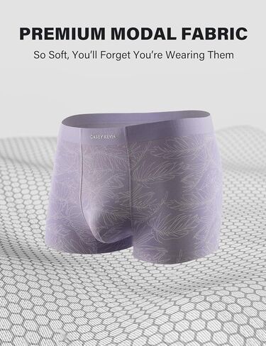 Casey Kevin Men's Boxer Briefs Modal Ultra Soft, Breathable, Stretch Moisture-Wicking underwear with Flyless Design (3 pack) in Kuwait