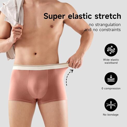 ملابس داخلية للرجال سراويل داخلية 4-Pack مغسولة متوسطة الارتفاع للاستعمال مرة واحدة سراويل داخلية محمولة للسفر والفنادق في حالات الطوارئ in Kuwait