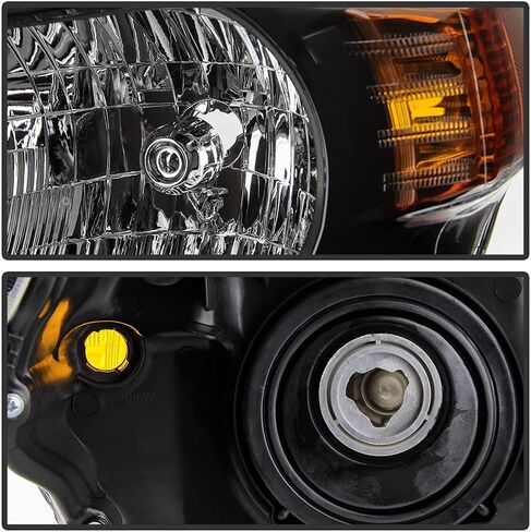 ACANII - For 2010 2011 2012 2013 Toyota 4Runner Black Housing Headlights Headlamps Assembly Replacement Pair Left+Right in Saudi Arabia