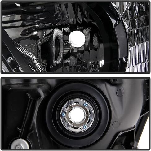 ACANII - For 2010 2011 2012 2013 Toyota 4Runner Black Housing Headlights Headlamps Assembly Replacement Pair Left+Right in Saudi Arabia