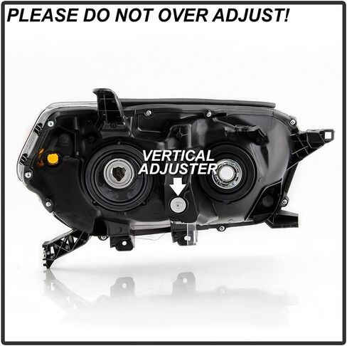 ACANII - For 2010 2011 2012 2013 Toyota 4Runner Black Housing Headlights Headlamps Assembly Replacement Pair Left+Right in Saudi Arabia