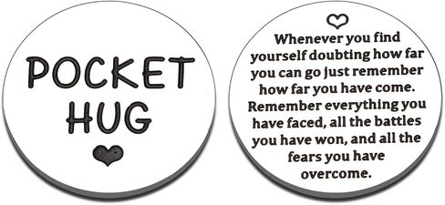 First Day of School Sign for 6th 9th Grade Students Pocket Hug Token - Inspirational Gifts for Him, Her Teen Boys/Girls Birthday Christmas Halloween Back to School Supplies for Boys Girls in Saudi Arabia