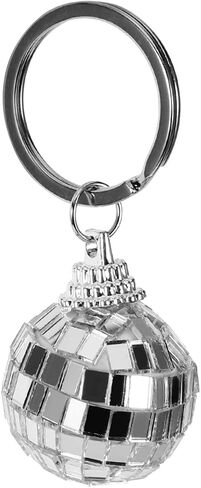 MERRYHAPY Disco Ball Keyring Mirror Disco Ball Keychain Novelty Pendant Charm Car Key Holder for Backpack Purse Bag Decor in Saudi Arabia