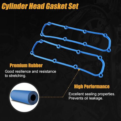 AUCERAMIC HS26326PT Engine Cylinder Head Gasket Set Fits for Jeep Wrangler 3.8L 2007-2011 Replace MS92808, MS92808-1, HS54740 in Saudi Arabia