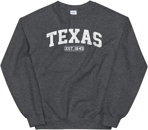 Texas Vintage State Athletic Style Unisex Sweatshirt in Saudi Arabia