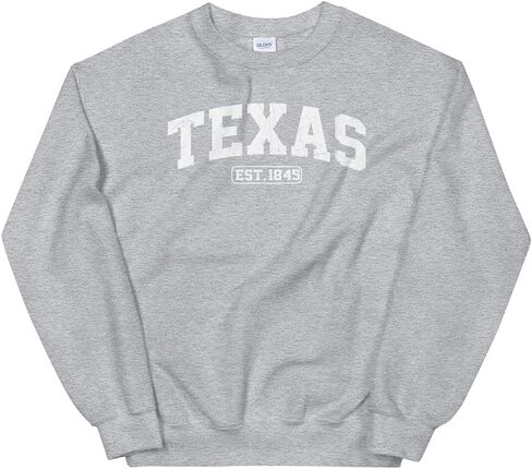 Texas Vintage State Athletic Style Unisex Sweatshirt in Saudi Arabia