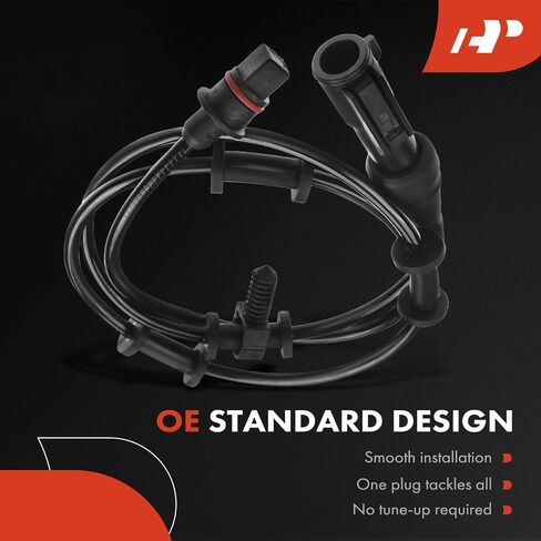 A-Premium ABS Wheel Speed Sensor Compatible with Jaguar Models - S-Type 2008, XF 2009-2012 - Front Driver and Passenger Side, (2-PC Set), Replace# XR851751 in Saudi Arabia