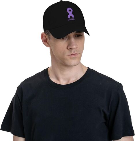 Pancreatic Cancer Awareness Baseball Cap Men Women - Classic Trucker Hat Adjustable Plain Hat Black in Saudi Arabia