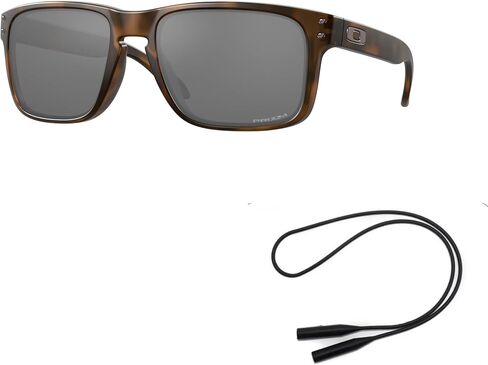 Oakley OO9102 Sunglasses Bundle: OO 9102 HOLBROOK 9102F4 Holbrook Matte Brown Tortoise and Universal Anti-slip Silicone Leash in Saudi Arabia