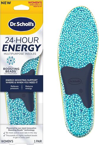 Dr. Scholl's 24-Hour Energy and Prevent Pain Insoles Bundle, Women's Shoe Size 6-10 in Saudi Arabia