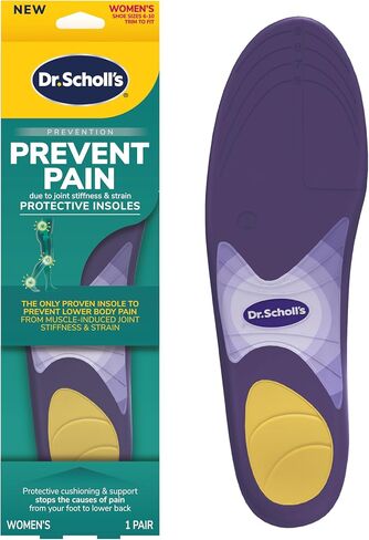 Dr. Scholl's 24-Hour Energy and Prevent Pain Insoles Bundle, Women's Shoe Size 6-10 in Saudi Arabia