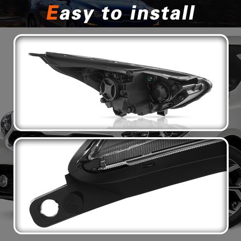 TODO Headlights Assembly Compatible with 2019 2020 2021 Kia Forte, Driver and Passenger Side in Saudi Arabia