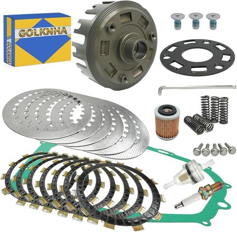 القابض والبليت CNC سلة ومجموعة لوحة الاحتكاك الصلب لياماها المحارب 350 1987-2004 رابتور 350 2004-2013 الدب الكبير 350 4x4 1987-1997 الدب الكبير 350 2x4 1996-1998 كودياك 400 1993-1998 in Saudi Arabia