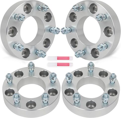 SCITOO 4Pcs 5x135 to 5x5.5 Wheel Adapters 1.5 inch Bore 87.1mm Studs 14x2 5 Lug Wheel Spacers No Hubcentric Fit for Ford for F-150 Heritage 2004-2004,for Ford for F-150 2000-2003 in Saudi Arabia