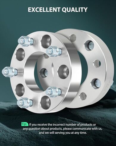 SCITOO 4Pcs 5x135 to 5x5.5 Wheel Adapters 1.5 inch Bore 87.1mm Studs 14x2 5 Lug Wheel Spacers No Hubcentric Fit for Ford for F-150 Heritage 2004-2004,for Ford for F-150 2000-2003 in Saudi Arabia