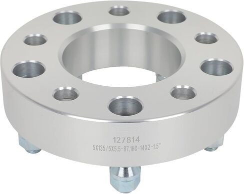 SCITOO 4Pcs 5x135 to 5x5.5 Wheel Adapters 1.5 inch Bore 87.1mm Studs 14x2 5 Lug Wheel Spacers No Hubcentric Fit for Ford for F-150 Heritage 2004-2004,for Ford for F-150 2000-2003 in Saudi Arabia