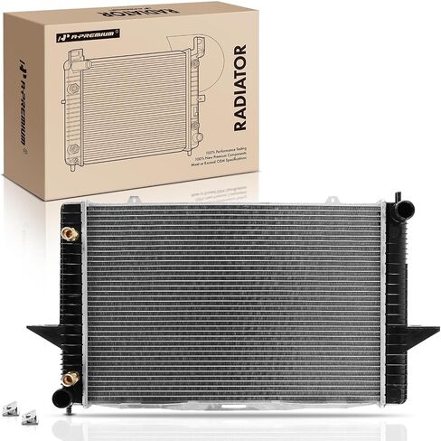 A-Premium Engine Coolant Radiator Assembly with Transmission Oil Cooler Compatible with Volvo C70, S70, V70, 1999 2000 2001 2002 2003 2004, Automatic Transmission, Replace# 86014511 in Saudi Arabia