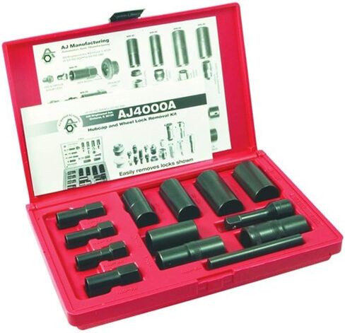 Ken-Tool 30171 Wheel Lock Removal Kit, One Size, Factory, 13 Piece in Saudi Arabia