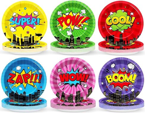 60 Pcs Super Theme Hero Party Plates for Super Theme Hero Birthday Party Decorations 9in Super Theme Hero Party Paper Plates Disposable Super Theme Hero Party Plates for Hero Birthday Party Supplies in Saudi Arabia