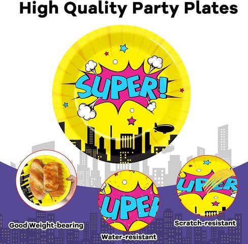 60 Pcs Super Theme Hero Party Plates for Super Theme Hero Birthday Party Decorations 9in Super Theme Hero Party Paper Plates Disposable Super Theme Hero Party Plates for Hero Birthday Party Supplies in Saudi Arabia