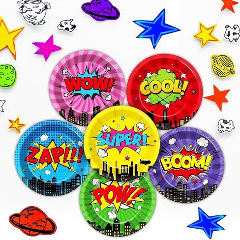 60 Pcs Super Theme Hero Party Plates for Super Theme Hero Birthday Party Decorations 9in Super Theme Hero Party Paper Plates Disposable Super Theme Hero Party Plates for Hero Birthday Party Supplies in Saudi Arabia