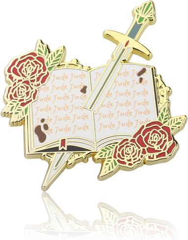 PLITI The Cruel Prince Enamel Pin Bookish Gift The Cruel Prince Inspired Gifts Fantasy Book Lover Gift Jude and Cardan Gifts in Saudi Arabia