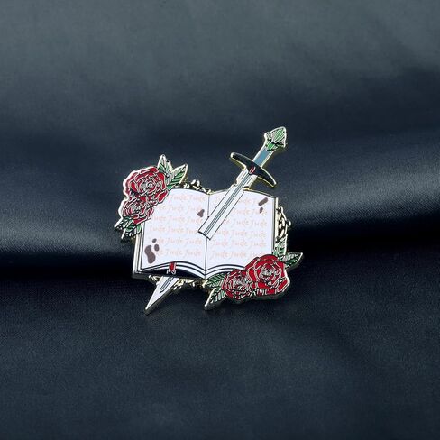 PLITI The Cruel Prince Enamel Pin Bookish Gift The Cruel Prince Inspired Gifts Fantasy Book Lover Gift Jude and Cardan Gifts in Saudi Arabia