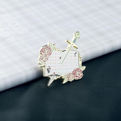 PLITI The Cruel Prince Enamel Pin Bookish Gift The Cruel Prince Inspired Gifts Fantasy Book Lover Gift Jude and Cardan Gifts in Saudi Arabia