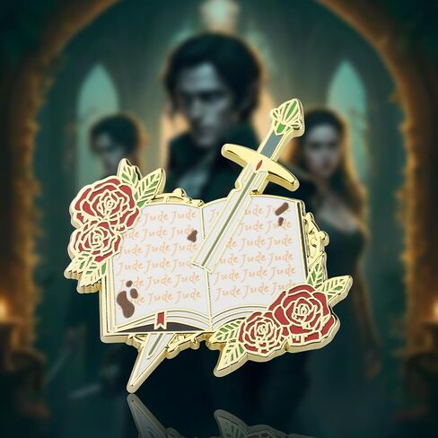 PLITI The Cruel Prince Enamel Pin Bookish Gift The Cruel Prince Inspired Gifts Fantasy Book Lover Gift Jude and Cardan Gifts in Saudi Arabia