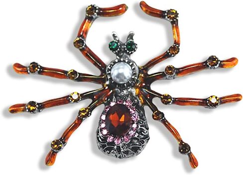 Witch Spider Brooch for Women Punk Spider-Man Pin Brooch Colorful Halloween Insect Broochs Halloween Cosplay Party Costume Accessories in Saudi Arabia