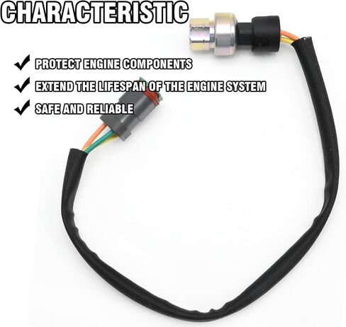 1946725 Oil Pressure Sensor Replacement for Caterpillar CAT C15 MXS BXS NXS C-15 Replaces 194-6725 1611704 1611705 in Saudi Arabia