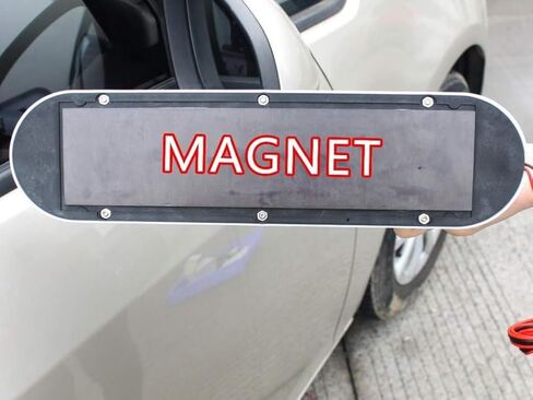 Delivery Taxi Top Light Taxis Sign Cab Roof Top Illuminated Sign LED Lights Sealed Base with 3m Power Cable Delivery Signs Light- 12V Magnetic Base Waterproof Taxi. Dome Lights in Saudi Arabia