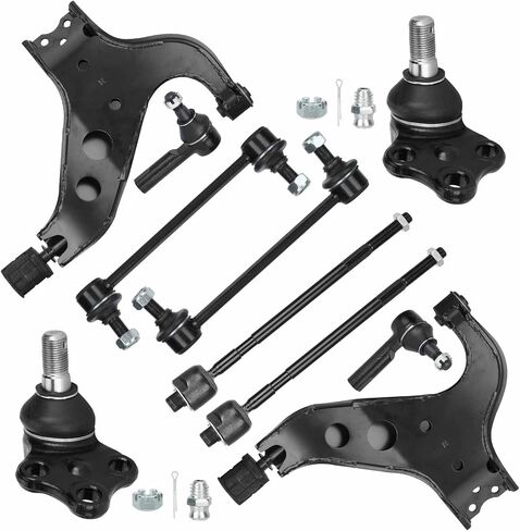 Front Lower Control Arms Ball Joints Sway Bar End Links Outer Inner Tie Rod End Suspension Kit for Nissan Pathfinder 1996-2004, for Infiniti QX4 1997-2003 (10pc) in Saudi Arabia