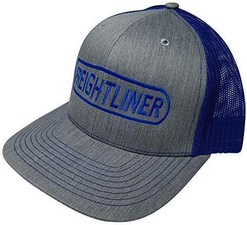 Freightliner Motors Trucks Structured Cap/Adjustable Custom Snapback/Women and Men/Richardson 112 Grey - Blue in Saudi Arabia