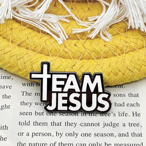 دبوس المينا من Team Jesus Religious Child of God - سلسلة موضوعية - دبوس طية صدر السترة من المينا - شارة مطلية للملابس والحقائب والأسهم in Saudi Arabia