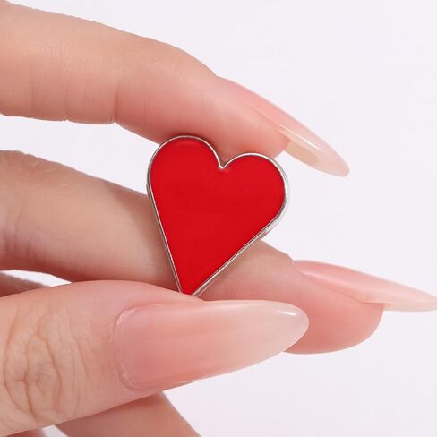 4-8Pcs Poker Playing Cards Brooch Pin for Women Enamel Red Heart A Ace Playing Cards Brooch Pin Gambling Casino Jewelry Gift in Saudi Arabia