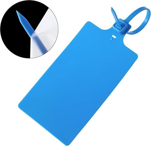 40pcs Red Plastic Tags Shipping Tags Waterproof Tags for Labeling Shipping Labels Security Label Blank Labeling Tags Storage Tag Hanging Tags with One Marker Pen in Kuwait