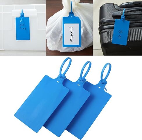 40pcs Red Plastic Tags Shipping Tags Waterproof Tags for Labeling Shipping Labels Security Label Blank Labeling Tags Storage Tag Hanging Tags with One Marker Pen in Kuwait