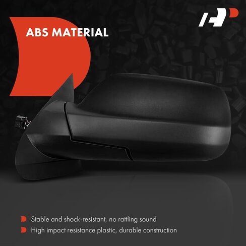 A-Premium Pair (2) Driver and Passenger Side Power Door Mirror - Compatible with Jeep WK Series Grand Cherokee 2005-2010 - Heated Manual-Folding Black Outside Rear View Mirror in Saudi Arabia