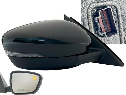 استبدال APA لمرآة الرؤية الخلفية الخارجية 2020-2022 الهروب والهروب الهجين مع ذاكرة BSD ساخنة بدوره إشارة ضوء الركاب الجانب الأيمن FO1321669 in Kuwait