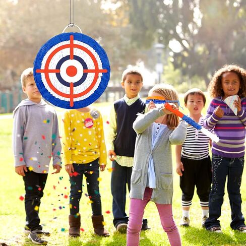 Deekin 3 Pcs Cute Piñata Set Include Stick Eye Mask Large Money Piñata for Kids Music Science School Sports Bridal Shower Birthday Party Decorations Supplies in Kuwait