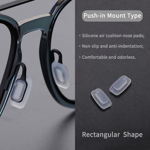 Eyeglass Nose Pads, 30 Pairs Clear Soft Silicone Glasses Nose Pad for Costa South Point/Flagler/Ponce/Wader; for Oakley Cartridge/Spindle/Latch Key/Diecutter/Latch Alpha Eyeglasses in Saudi Arabia