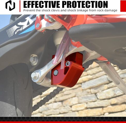 NICECNC Red Linkage Guard Cover Protector Compatible with Beta RR RR-S RS 250/300 2 Strokes 2015-2024 R-S RS 250/300 2 Strokes 2015-2024 See Fitment in Saudi Arabia