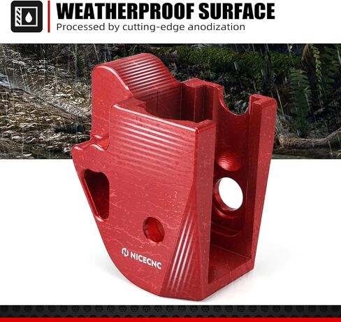 NICECNC Red Linkage Guard Cover Protector Compatible with Beta RR RR-S RS 250/300 2 Strokes 2015-2024 R-S RS 250/300 2 Strokes 2015-2024 See Fitment in Saudi Arabia