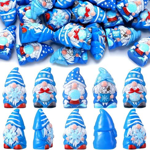 Yaomiao 60 Pcs Fall Thanksgiving Mini Resin Gnomes Figures Resin Mini Statues Maple Leaves Pumpkin Snowflake Gnomes Table Decor for Winter Fall Christmas Festive Home Kitchen Tiered Tray in Saudi Arabia