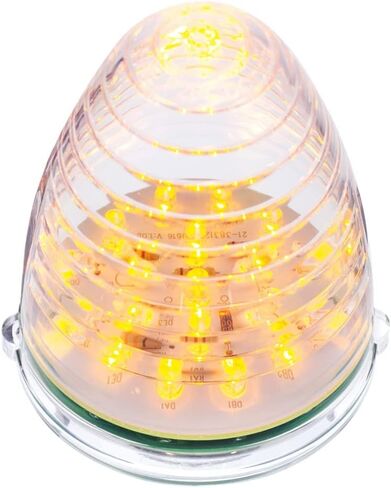 United Pacific 38461 Truck Cab Light, 19 LED Beehive Grakon 1000, Amber LED/Clear Lens in Saudi Arabia
