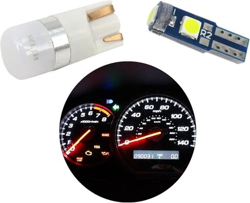 WLJH Ice Blue Dash Instrument Cluster Panel Gauge Speedometer Tachometer Lighst Backlighting Indicator Lamp Bulb Full Led Light Kit For Ford F150 F250 1997 1998, Pack of 28 in Kuwait