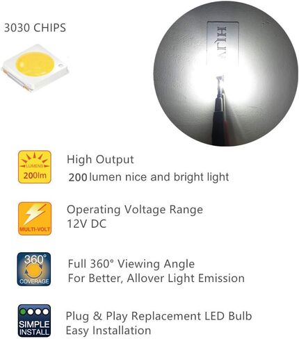 WLJH Ice Blue Dash Instrument Cluster Panel Gauge Speedometer Tachometer Lighst Backlighting Indicator Lamp Bulb Full Led Light Kit For Ford F150 F250 1997 1998, Pack of 28 in Kuwait